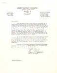 1973 Sanctuary Renovation Letter - Copies of Floor Plans