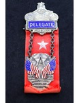 National Democratic Convention Delegate's Badge