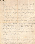 1861, August 15 - Correspondence - Unknown Correspondent to Patterson Family by Cleveland County Historical Collection