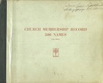 Church Membership Record 1975 by Green Bethel Baptist Church