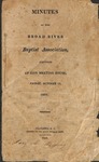 1821 Minutes of the Broad River Baptist Association by Broad River Baptist Association