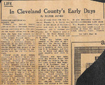 1950, October 5 - Cleveland County Early Days