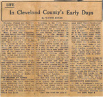 1951, February 1 - Cleveland County Early Days by Mamie Jones
