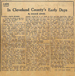 1951, November 14 - Cleveland County Early Days by Mamie Jones