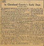 1950, December 6 - Cleveland County Early Days by Mamie Jones