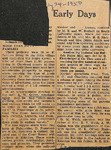 1950, August 24 - Cleveland County Early Days by Mamie Jones