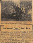 1950, August 10 - Cleveland County Early Days by Mamie Jones