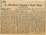 1950, April 20 - Cleveland County Early Days by Mamie Jones