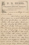 Correspondence - 1887, February 3 - Flay Andrews by Flabmanico Anafesta Andrews