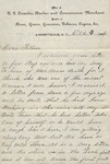 Correspondence - 1886, December 3 - Flay Andrews by Flabmanico Anafesta Andrews