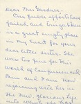Correspondences - 1953, March 3 - Bessie Milholland by Bessie Milholland