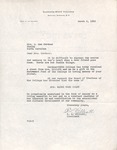 Correspondence - 1953, March 5 - P. L. Elliott