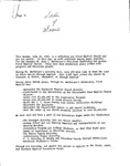 Order of Service Rough Draft - July 30 1989 - Gene Watterson