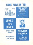 The Informer - Come Alive Revival - May 28, 1975 by First Baptist Church Shelby