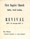 Know Christ or No Christ Revival