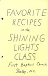 Favorite Recipes - Shining Lights Class by Shining Lights Class