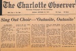 Newspaper - The Charlotte Observer - Oct. 17, 1971 - Van Ramsey by Dave Baity