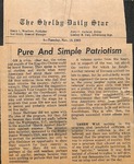 Newspaper - The Shelby Daily Star - Nov. 18, 1969 - Van Ramsey
