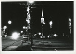 Photograph - Dover Memorial Chapel Steeple at Night by Gardner-Webb University