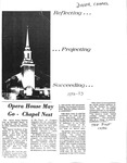 News Clipping - Opera House May Go-Chapel Next by The Pilot