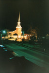 Photograph - Dover Memorial Chapel at Night (1) by Gardner-Webb University