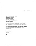 Correspondence from Eugene Poston to Mr. J. Clyde McFadden by Eugene Poston
