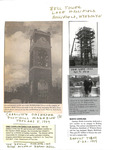News Clipping - Lake Hollifield Bell Tower by Charlotte Observer, Foothills Magazine