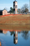 Photograph - Hollifield Bell Tower and Plaza Construction by Gardner-Webb University