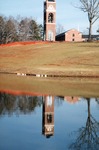 Photograph - Hollifield Bell Tower Reflection