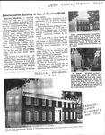 News Clipping - Administration Building in Use at Gardner-Webb