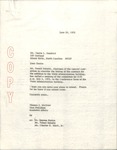 Correspondence - 1972, June 28(3) by Thomas J. McGraw