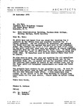 Correspondence - 1972, September 28 by Thomas W. Cothran