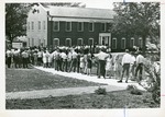 Photograph - Registration Line, Webb Administration Building by Unknown