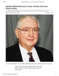 Gardner-Webb Alumnus, Former Trustee Chairman Passes Away