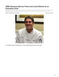 GWU Alumnus Serves Fresh and Local Dishes as an Executive Chef