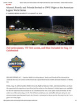 Alumni, Family and Friends Invited to GWU Night at the American Legion World Series by Office of University Communications
