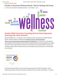October is Emotional Wellness Month: Tips for Dealing with Stress