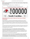 South Carolina Residents Can Now Show their Gardner-Webb Pride on a License Plate by Office of University Communications