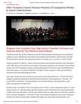 GWU Orchestra Concert Features Premiere of Composition Written by Junior Caleb Etchison