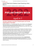Gardner-Webb Alumni Relations Hosts Philanthropy Week – April 4-7 by Office of University Communications