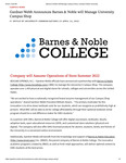 Gardner-Webb Announces Barnes & Noble will Manage University Campus Shop