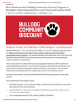 More Businesses Join Bulldog Community Discount Program to Strengthen Relationship Between Local Towns and Gardner-Webb by Office of University Communications
