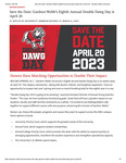 Save the Date: Gardner-Webb’s Eighth Annual Double Dawg Day is April 20