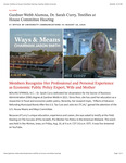 Gardner-Webb Alumna, Dr. Sarah Curry, Testifies at House Committee Hearing