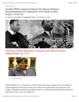 Gardner-Webb Assistant Professor Dr. Simone McIntyre Featured Speaker for Celebration of Dr. Martin Luther King Jr. on Jan. 20