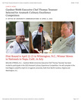 Gardner-Webb Executive Chef Thomas Tessneer Selected for Aramark Culinary Excellence Competition