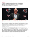 Gardner-Webb Interim President Nate Evans Names Athletic Director Emeritus Chuck Burch as Interim Vice President and Director of Athletics