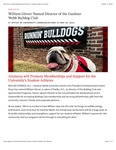 William Glover Named Director of the GardnerWebb Bulldog Club