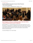 Gardner-Webb University Concert Choir Presents ‘You are My Sunshine’