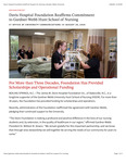 Davis Hospital Foundation Reaffirms Commitment to Gardner-Webb Hunt School of Nursing